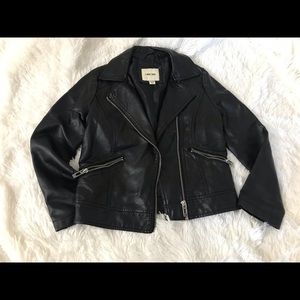 Cherokee black leather jacket